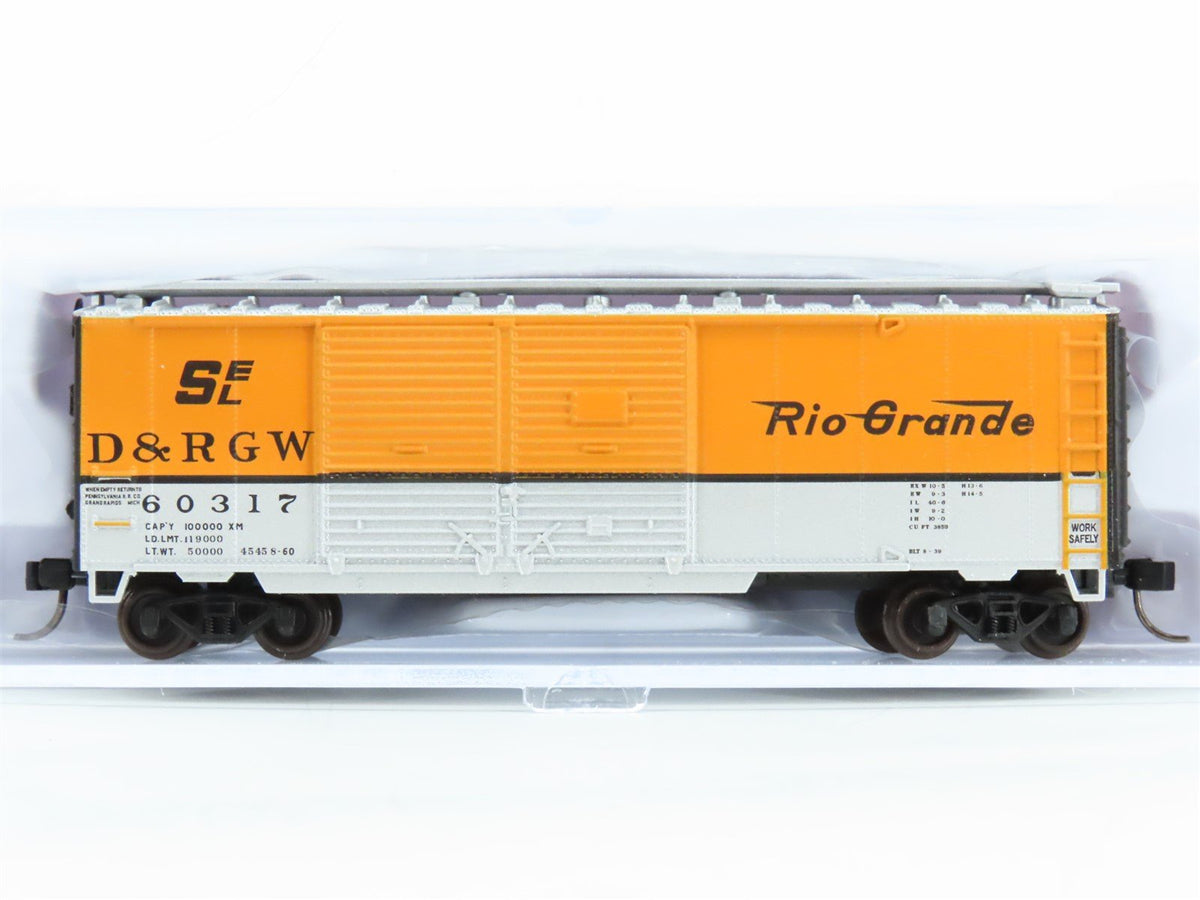 N Scale Atlas 50006194 D&amp;RGW Rio Grande 40&#39; Double Door Boxcar #60317