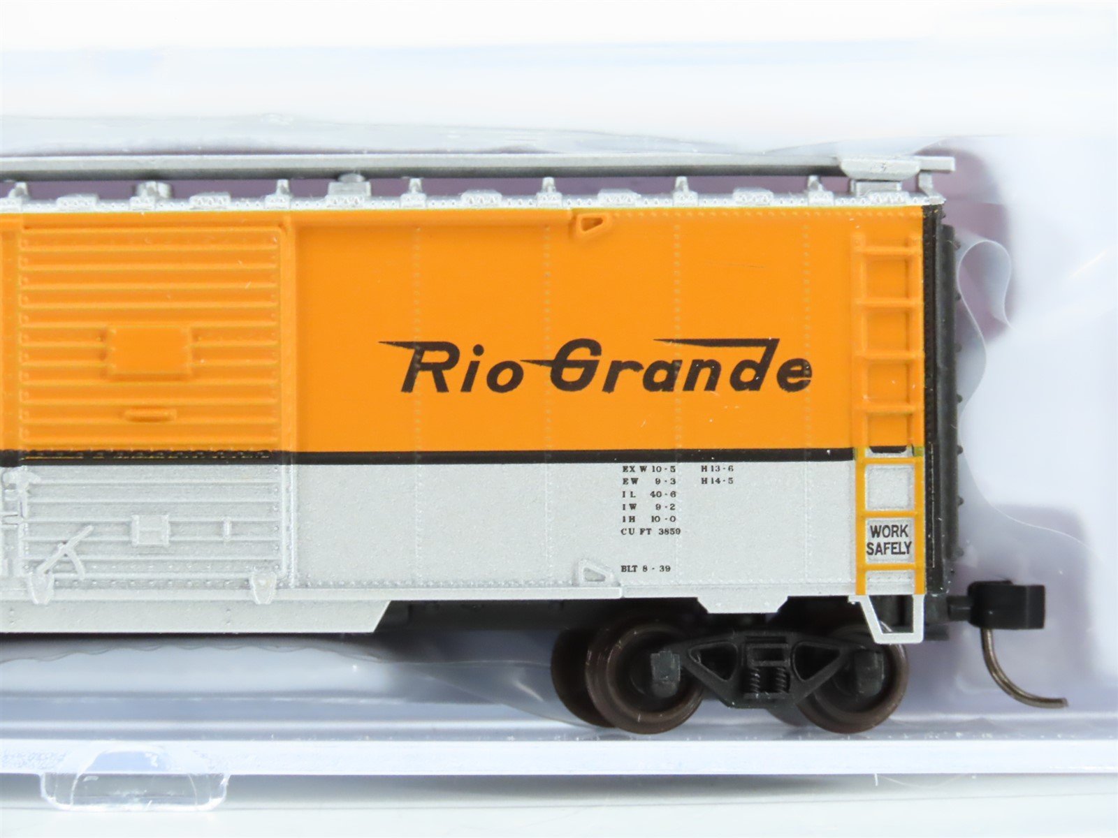 N Scale Atlas 50006194 D&RGW Rio Grande 40' Double Door Boxcar #60317