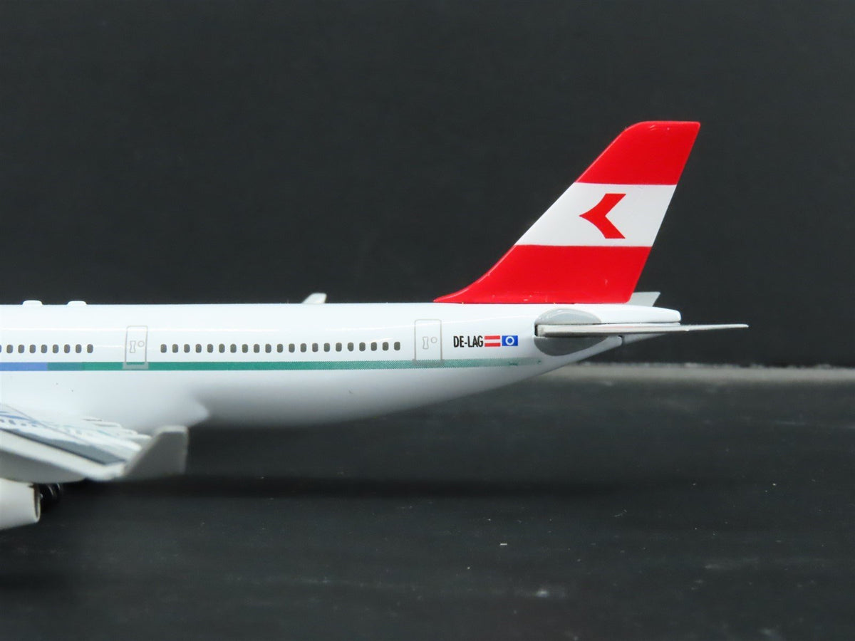 1:400 Scale Dragon Wings 55004 Die-Cast Austrian Airbus A340-212 Aircraft DE-LAG