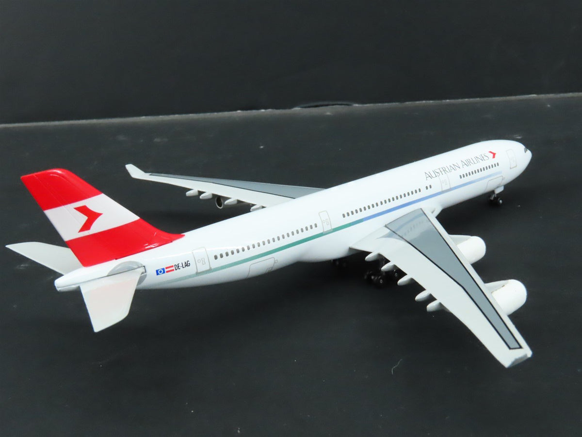 1:400 Scale Dragon Wings 55004 Die-Cast Austrian Airbus A340-212 Aircraft DE-LAG