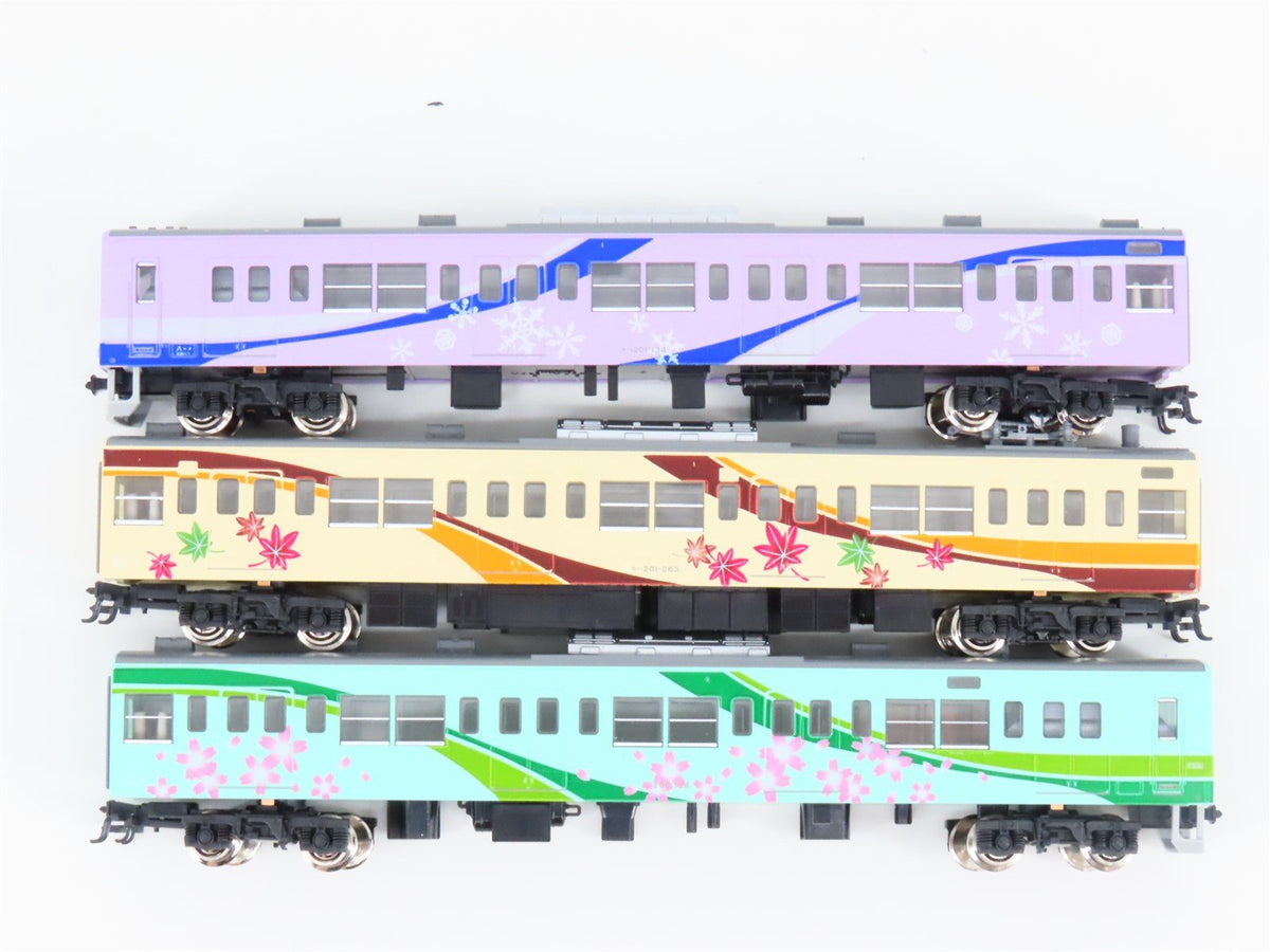 N Roundhouse/KATO 10-912 JR Japan Railways 201 Series &quot;Shikisai&quot; EMU 4-Car Set