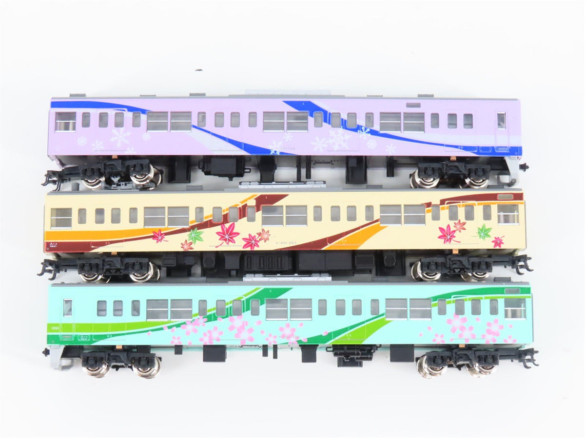 N Roundhouse/KATO 10-912 JR Japan Railways 201 Series &quot;Shikisai&quot; EMU 4-Car Set