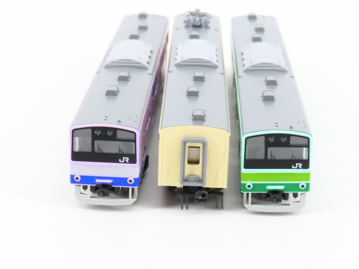 N Roundhouse/KATO 10-912 JR Japan Railways 201 Series &quot;Shikisai&quot; EMU 4-Car Set