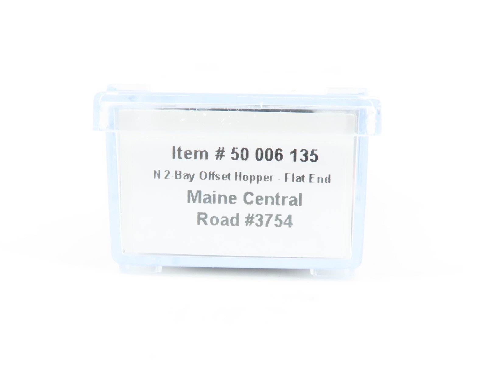N Scale Atlas 50006135 MEC Maine Central 2 Bay Offset Hopper #3754 w/Load