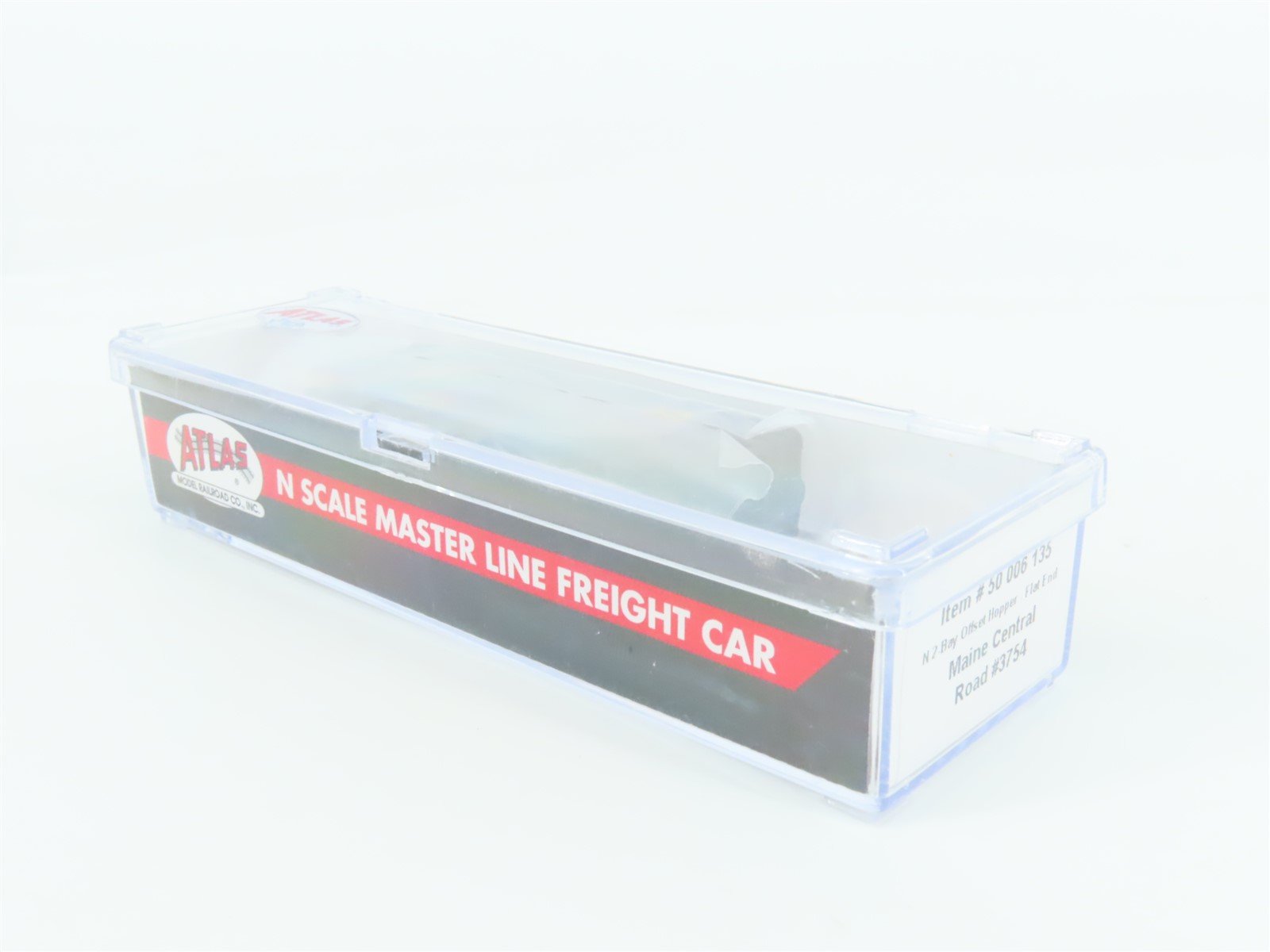 N Scale Atlas 50006135 MEC Maine Central 2 Bay Offset Hopper #3754 w/Load
