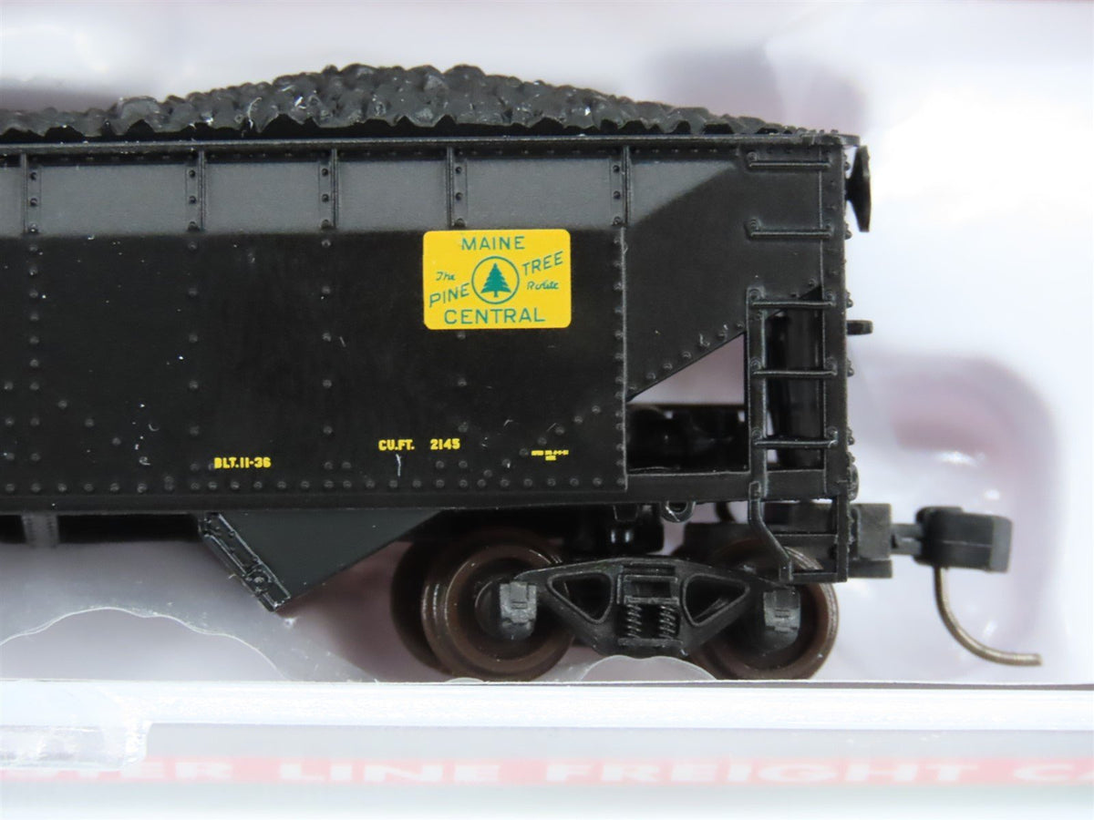 N Scale Atlas 50006134 MEC Maine Central 2 Bay Offset Hopper #3723 w/Load