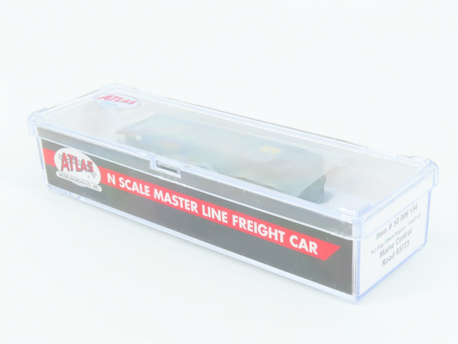 N Scale Atlas 50006134 MEC Maine Central 2 Bay Offset Hopper #3723 w/Load