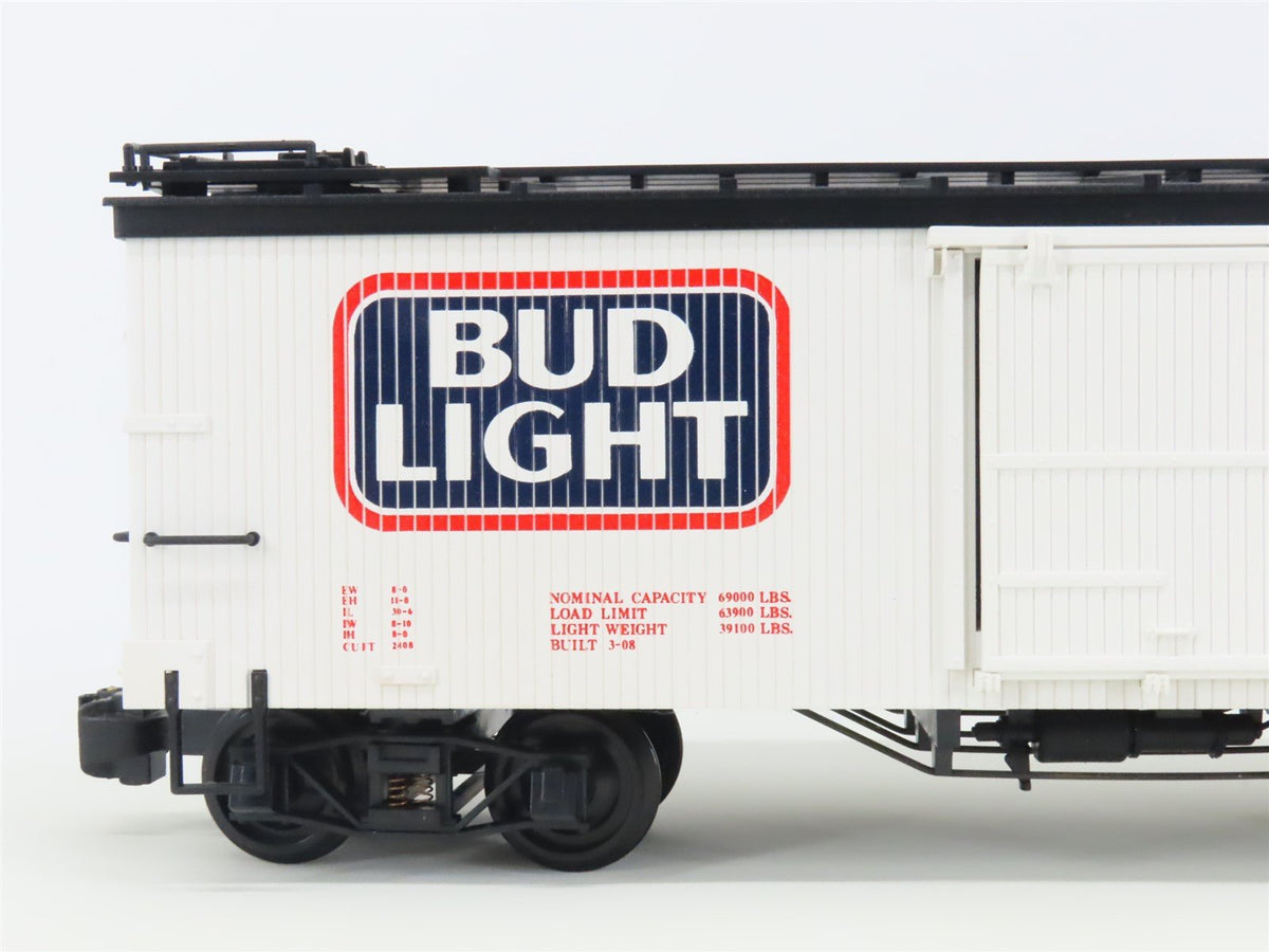 G Scale Delton Locomotive Works 4255A6 Bud Light Beer Single Door Box Car #253