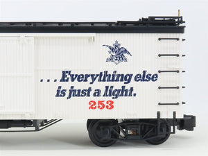 G Scale Delton Locomotive Works 4255A6 Bud Light Beer Single Door Box Car #253