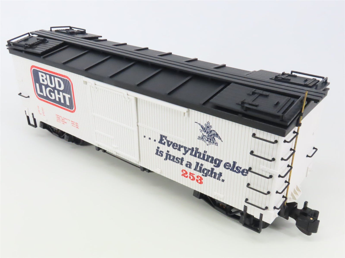 G Scale Delton Locomotive Works 4255A6 Bud Light Beer Single Door Box Car #253