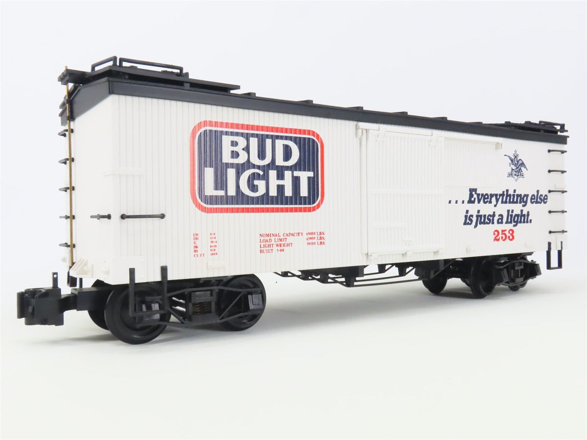 G Scale Delton Locomotive Works 4255A6 Bud Light Beer Single Door Box Car #253