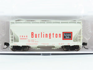 N Athearn Genesis ATHGN24689 CB&Q Burlington Route ACF 2 Bay Hopper #183947