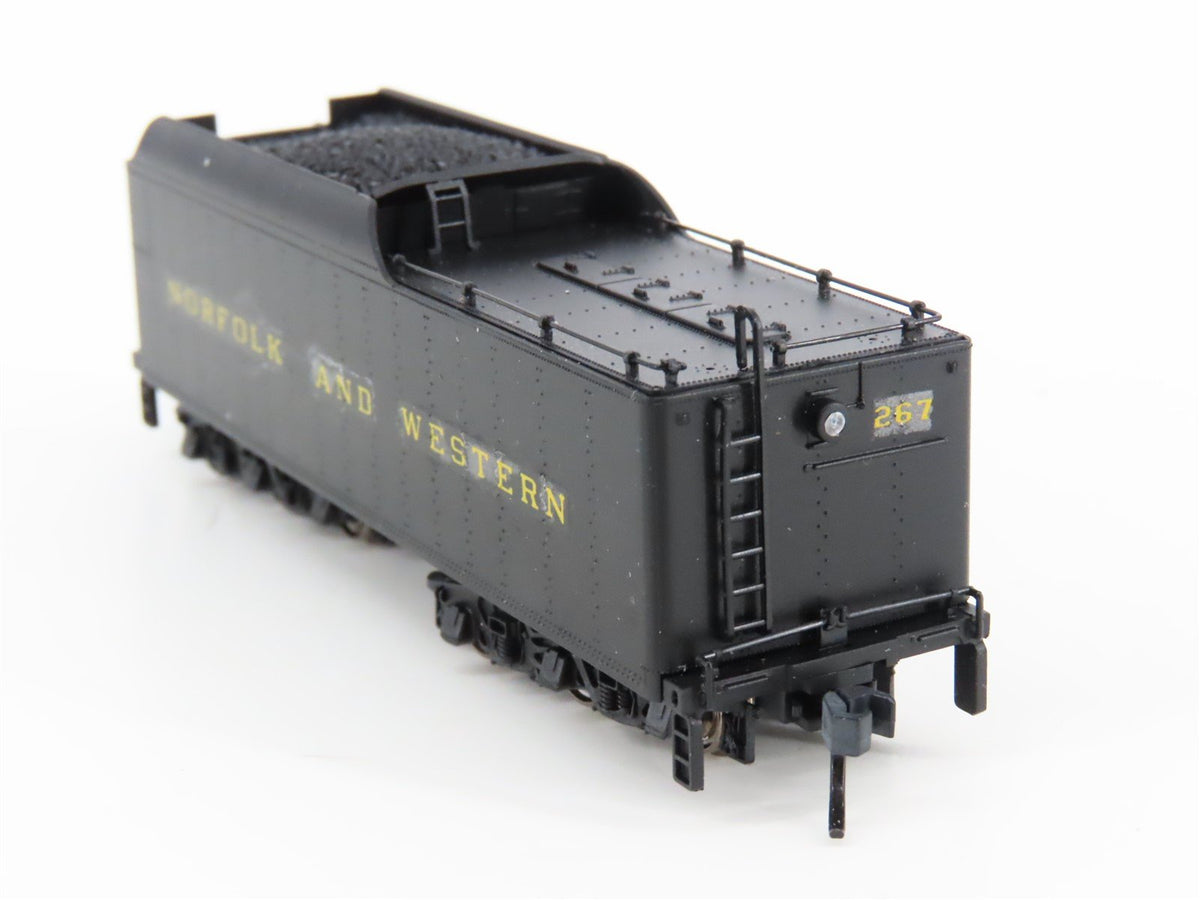 N Scale Proto 2000 Heritage 7902 N&amp;W 2-8-4 Berkshire Steam #267 - Custom