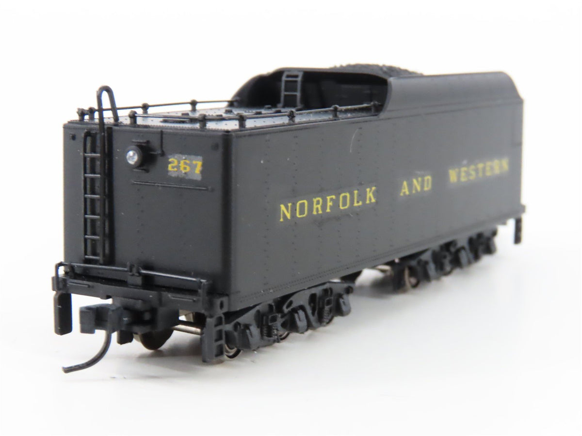 N Scale Proto 2000 Heritage 7902 N&amp;W 2-8-4 Berkshire Steam #267 - Custom