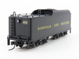 N Scale Proto 2000 Heritage 7902 N&W 2-8-4 Berkshire Steam #267 - Custom
