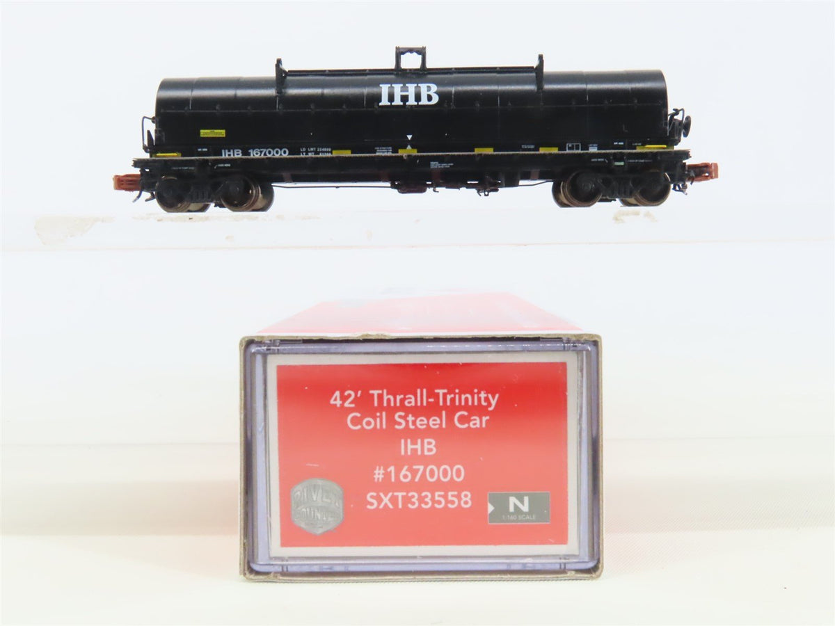 N Scale Scaletrains SXT33558 IHB Indian Harbor Belt Thrall 48&#39; Coil Car #167000