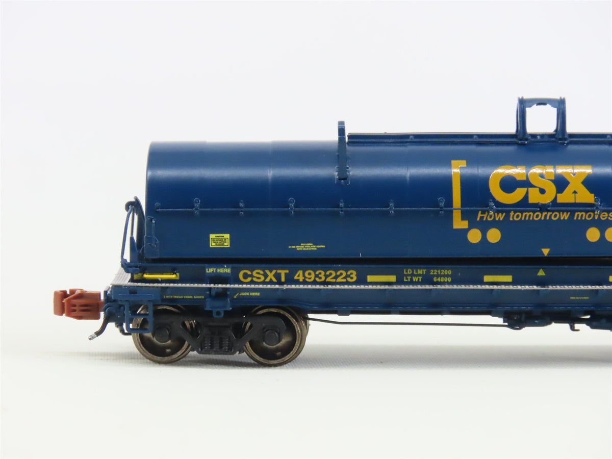 N Scale Scaletrains SXT33556 CSXT Railway Thrall 48&#39; Steel Coil Car #493223