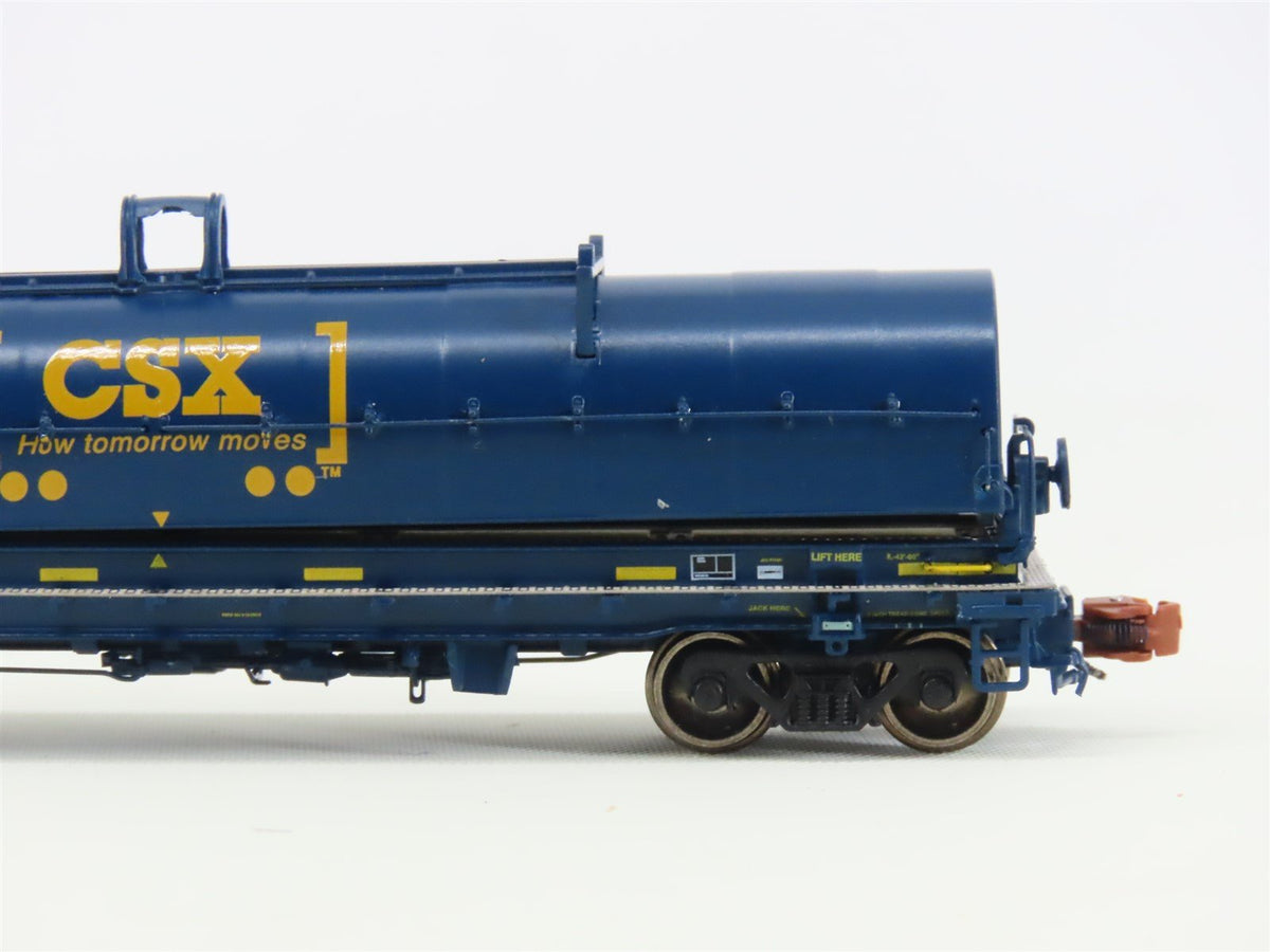 N Scale Scaletrains SXT33556 CSXT Railway Thrall 48&#39; Steel Coil Car #493223