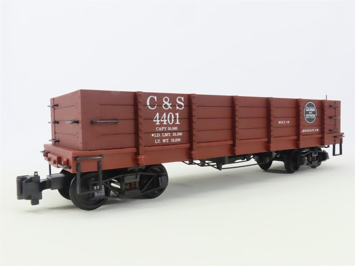 G Scale Delton Locomotive Works C&amp;S Colorado &amp; Southern Railroad Gondola #4401