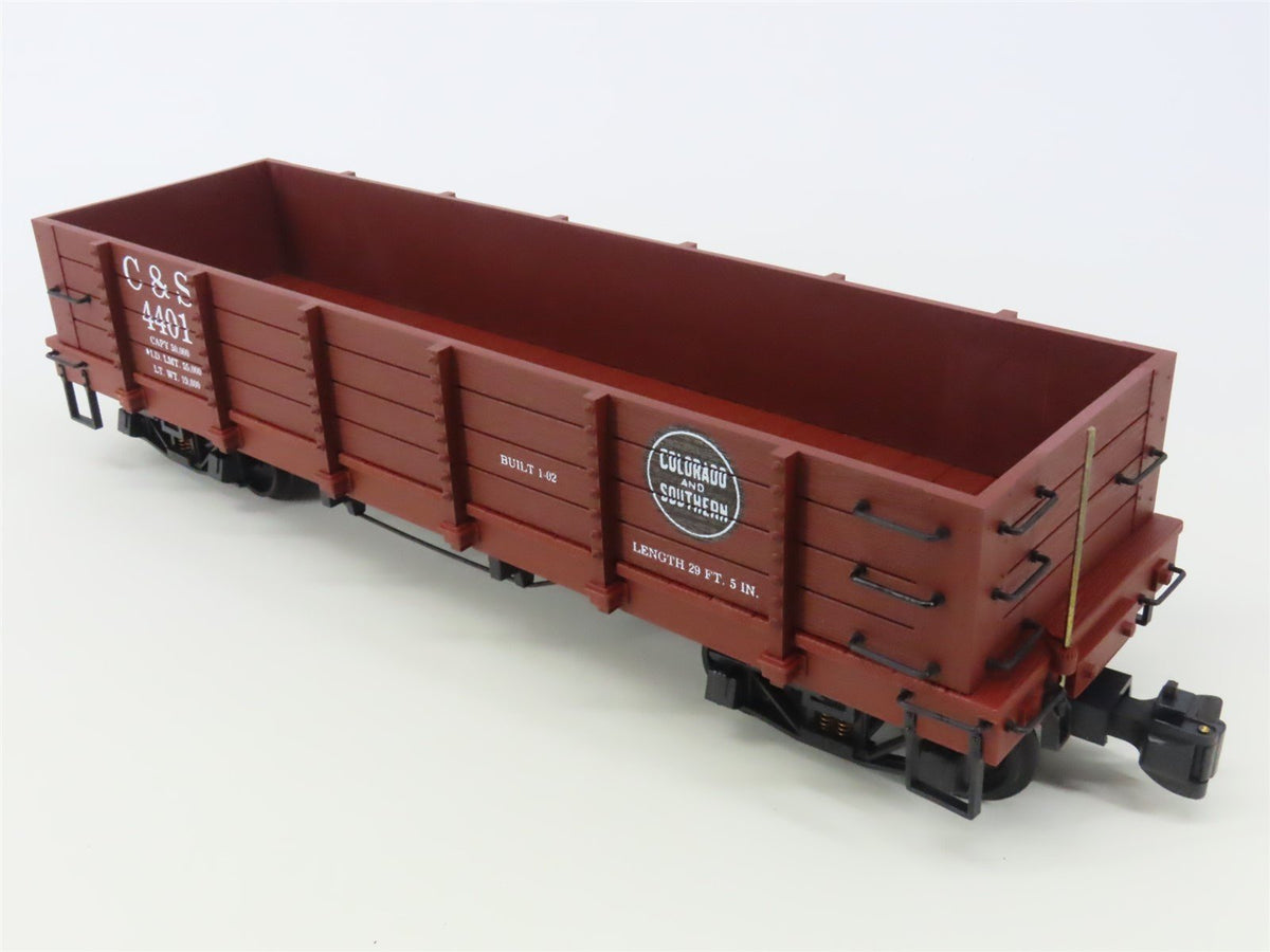 G Scale Delton Locomotive Works C&amp;S Colorado &amp; Southern Railroad Gondola #4401