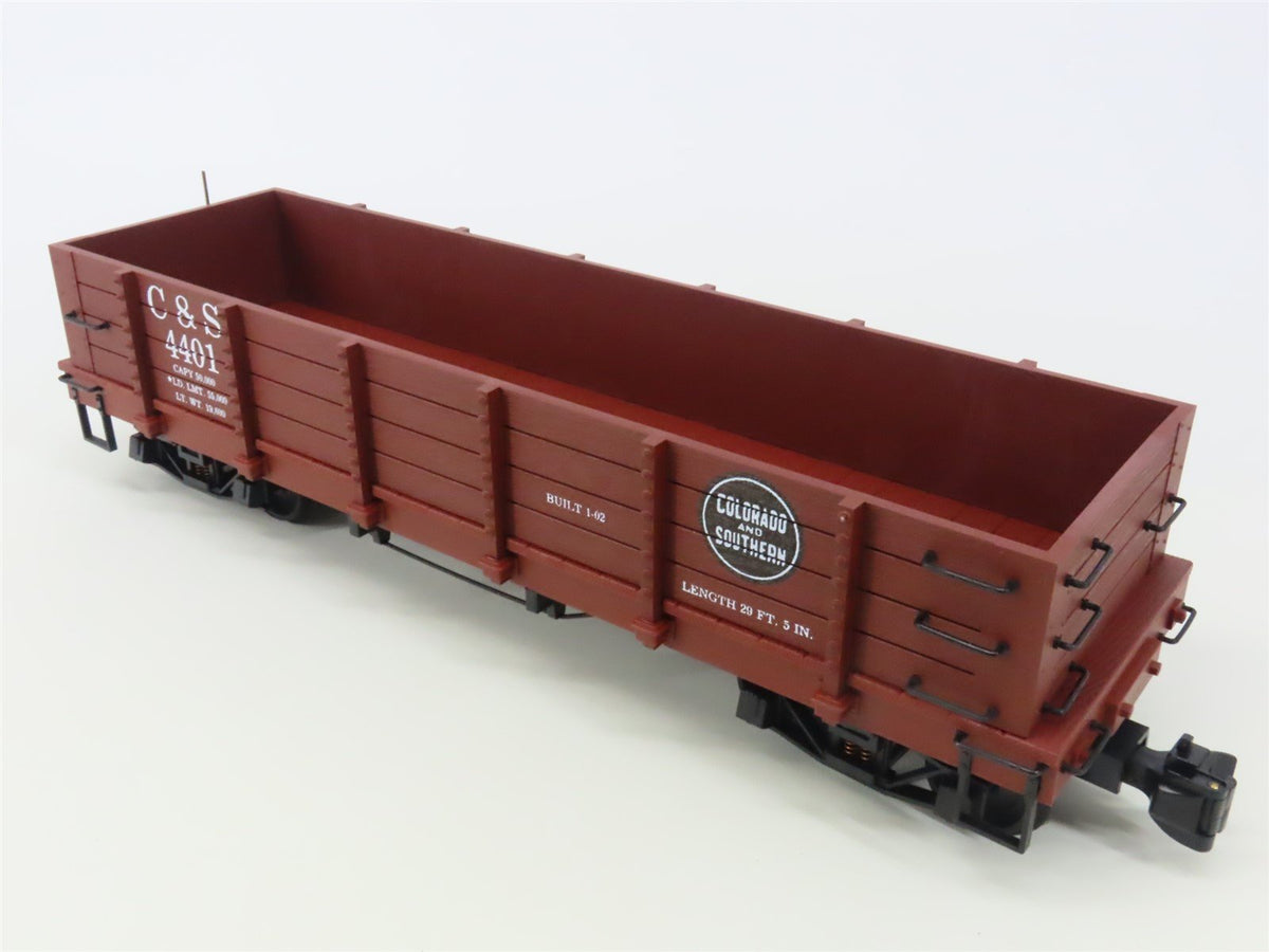 G Scale Delton Locomotive Works C&amp;S Colorado &amp; Southern Railroad Gondola #4401