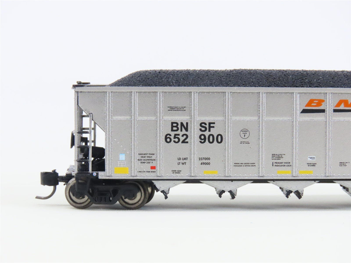 N Rapido 538001A BNSF Railway Autoflood 5-Bay Hopper Car #652900 w/Coal Load