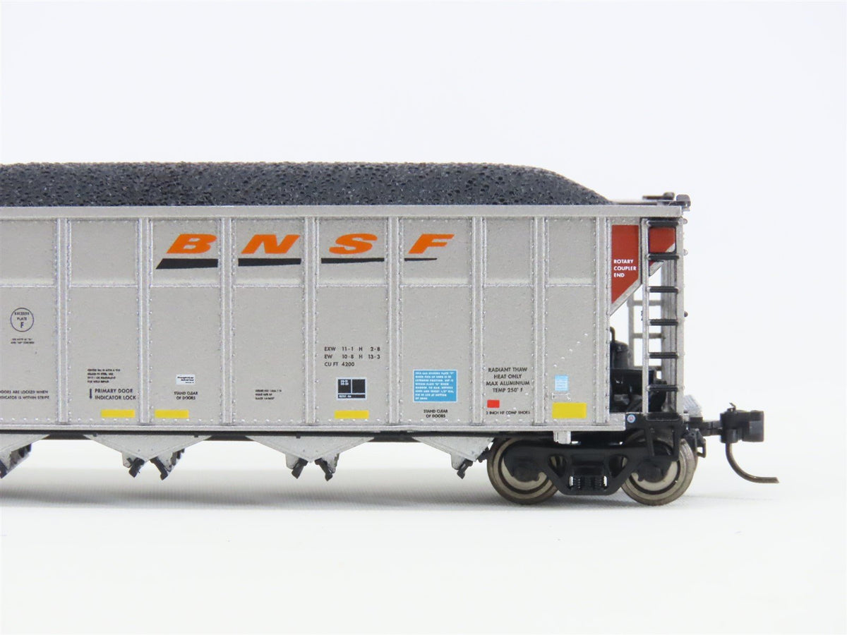 N Rapido 538001A BNSF Railway Autoflood 5-Bay Hopper Car #652900 w/Coal Load