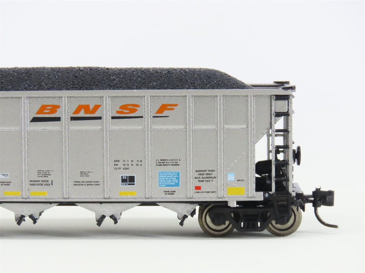 N Rapido 538001A BNSF Railway Autoflood 5-Bay Hopper Car #652921 w/Coal Load