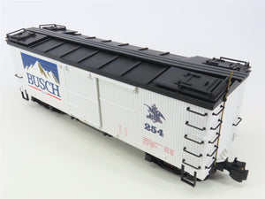 G Scale Delton Locomotive Works 4255A4 Busch Beer Single Door Box Car #254