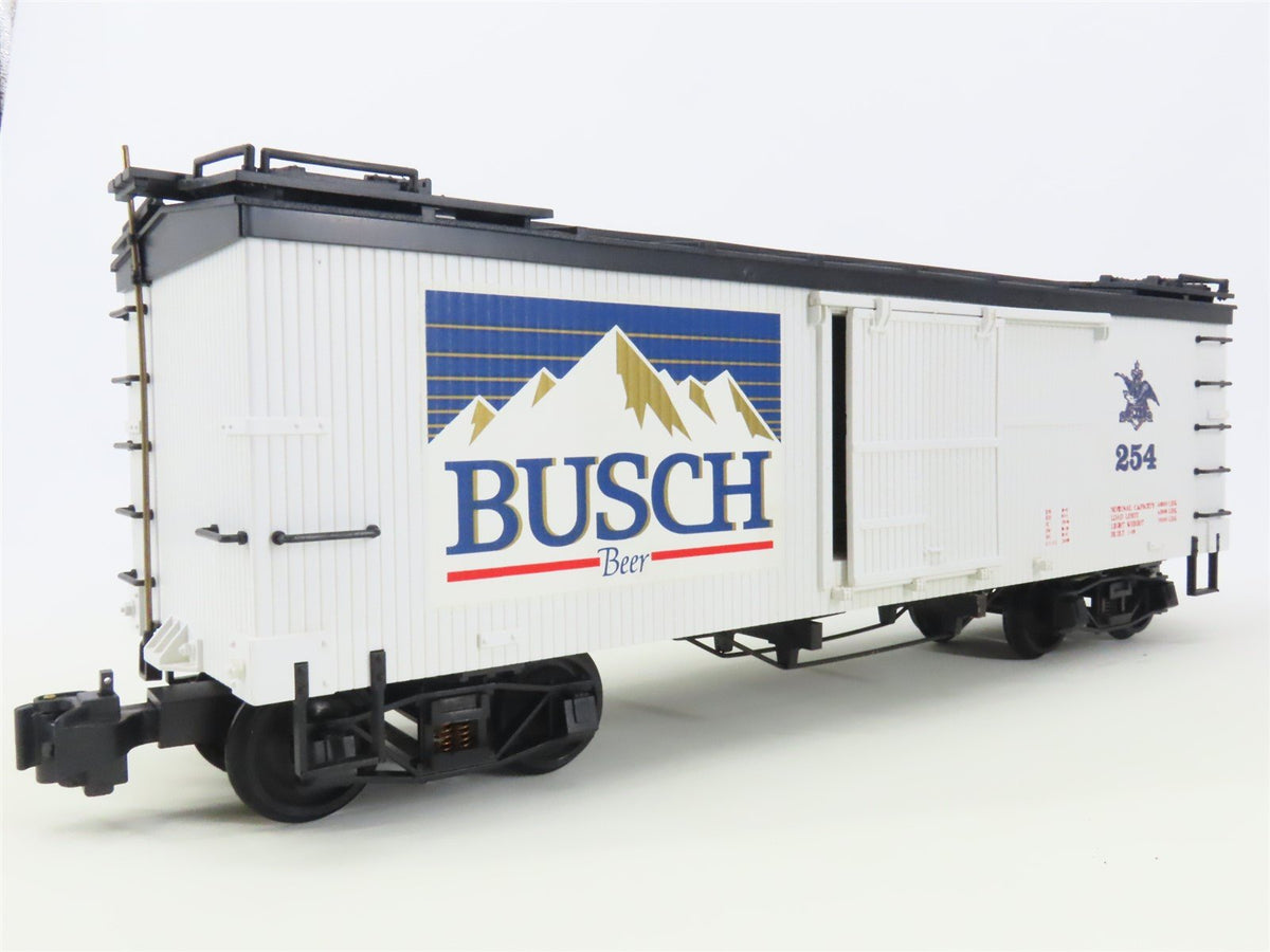 G Scale Delton Locomotive Works 4255A4 Busch Beer Single Door Box Car #254