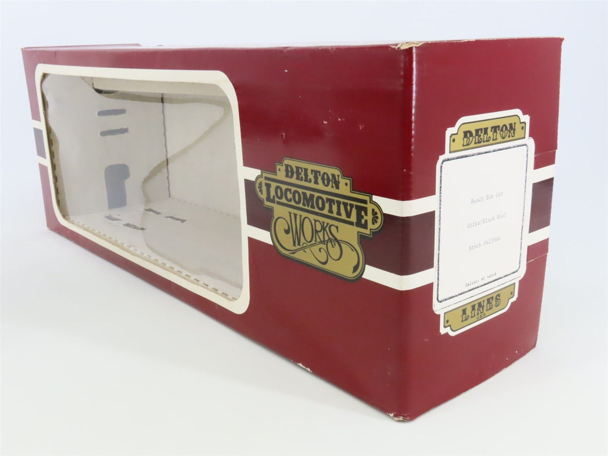 G Scale Delton Locomotive Works 4255A4 Busch Beer Single Door Box Car #254