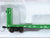N Scale Atlas #50005790 BN Burlington Northern 48' GSI Bulkhead Flat Car #621066