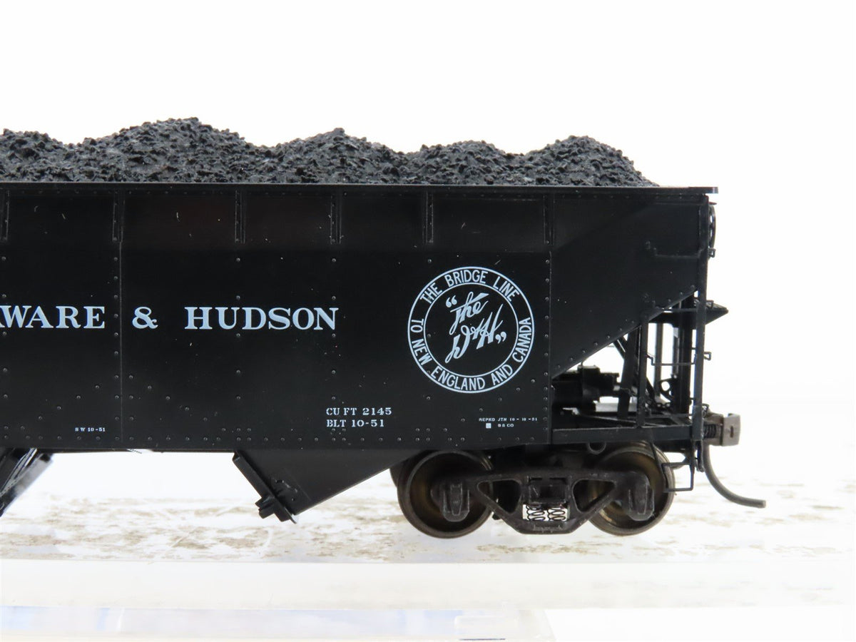 HO Scale Kadee 7014 D&amp;H Delaware &amp; Hudson Railroad 2-Bay Open Hopper #6116