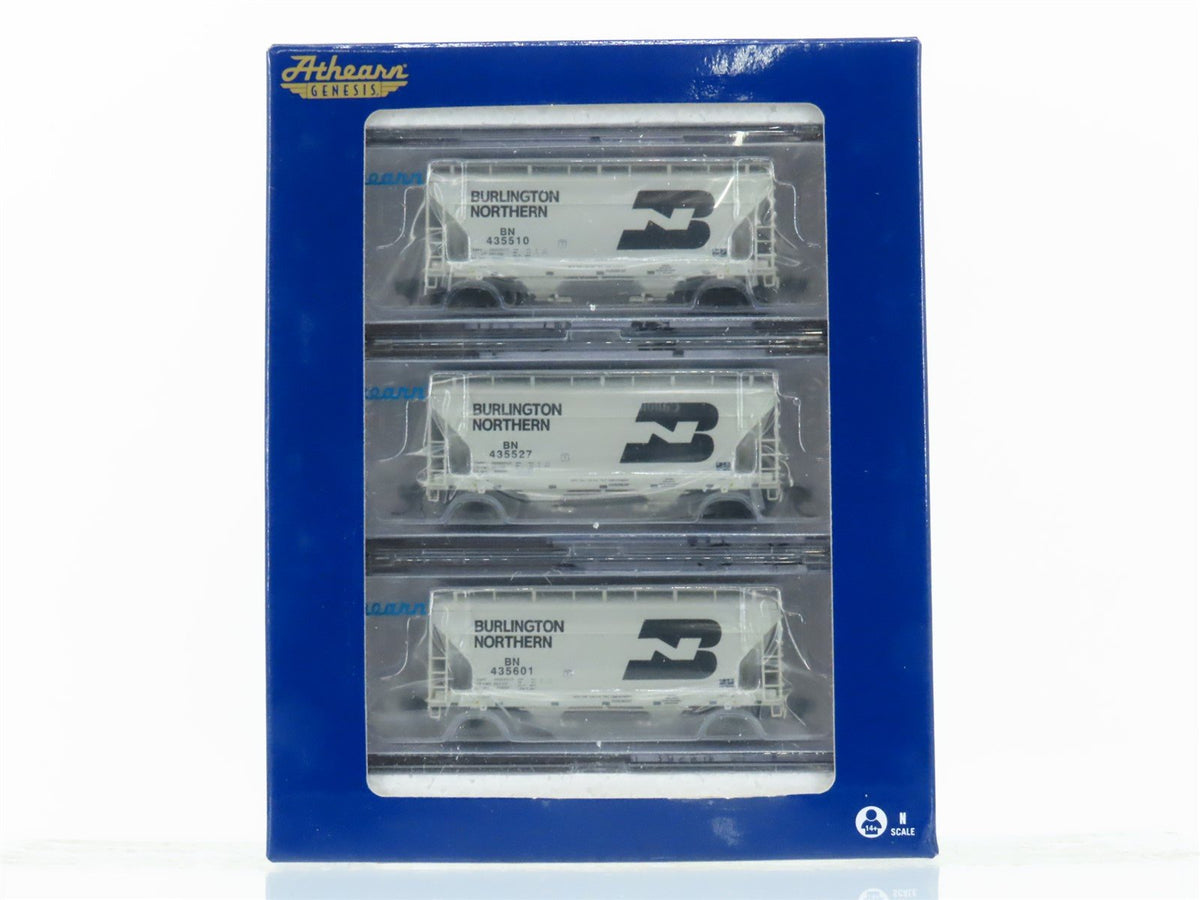 N Athearn ATHGN24688 BN Burlington Northern 2 Bay Hopper 3 Car Set - SEALED