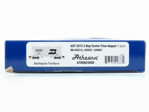 N Athearn ATHGN24688 BN Burlington Northern 2 Bay Hopper 3 Car Set - SEALED