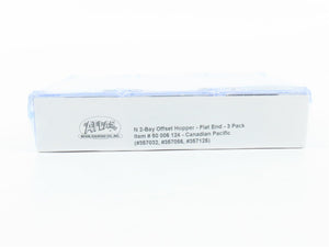 N Atlas 50006124 CP Canadian Pacific 2 Bay Offset Hopper w/load 3 Car Set SEALED