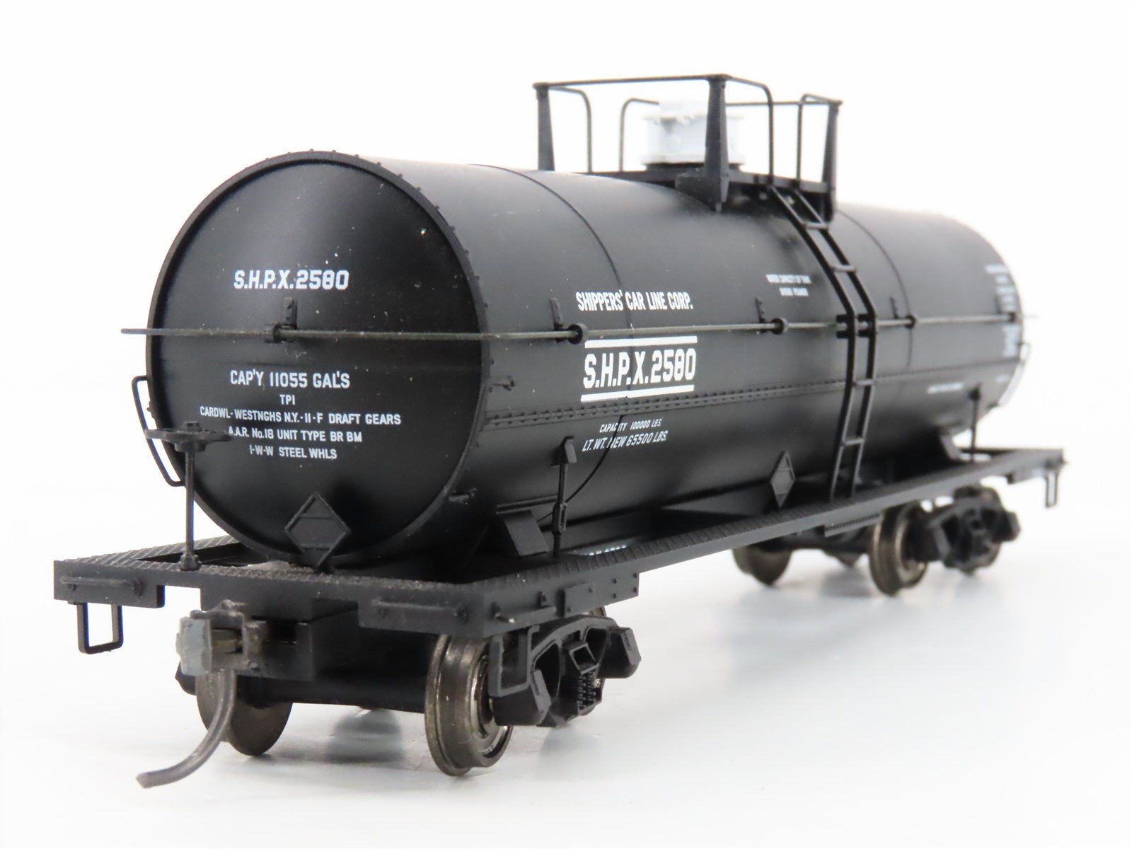 HO Scale Atlas 1065-1 SHPX Shippers 11,000 Gallon Single Dome Tank Car #2580