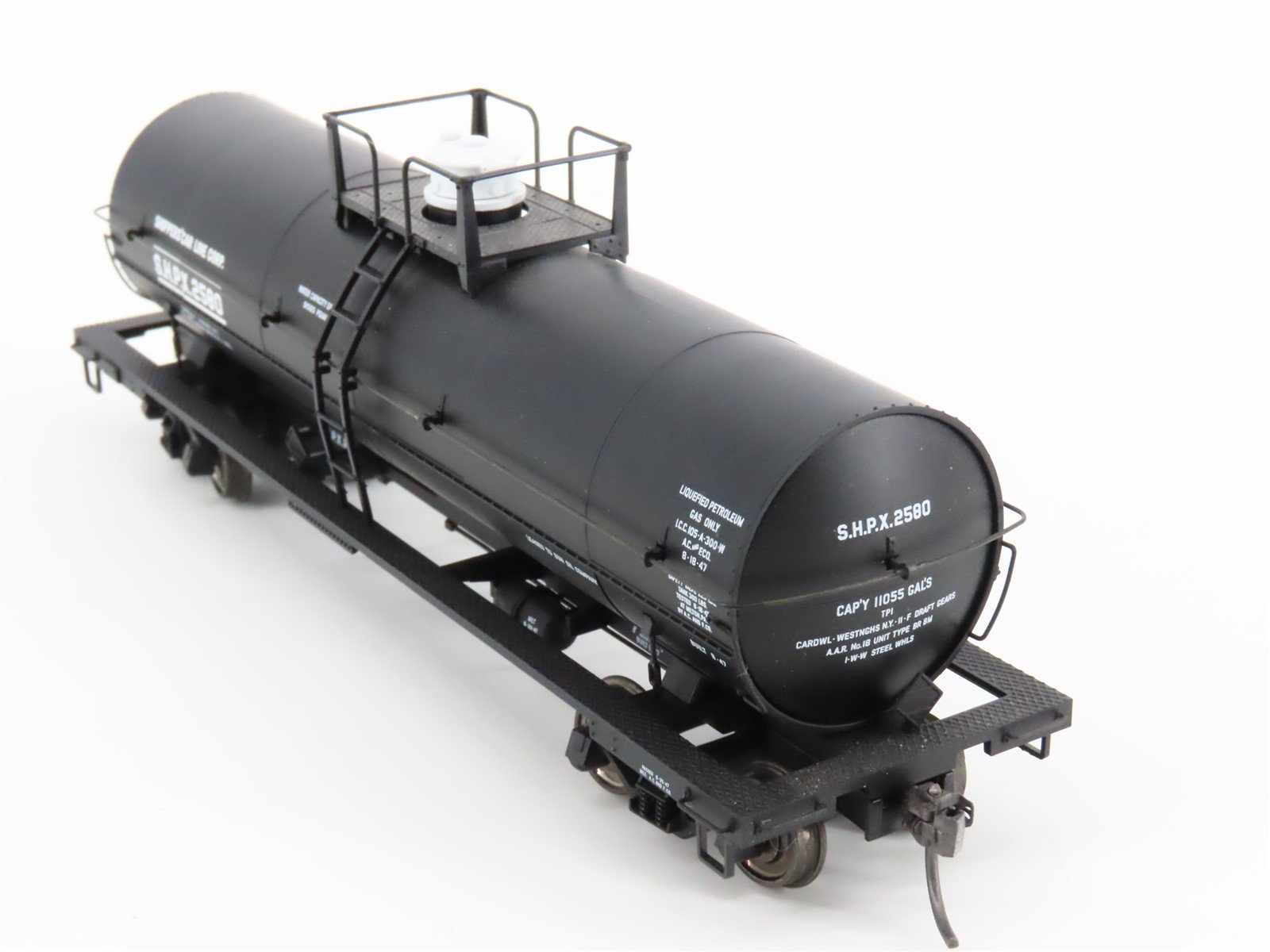HO Scale Atlas 1065-1 SHPX Shippers 11,000 Gallon Single Dome Tank Car #2580