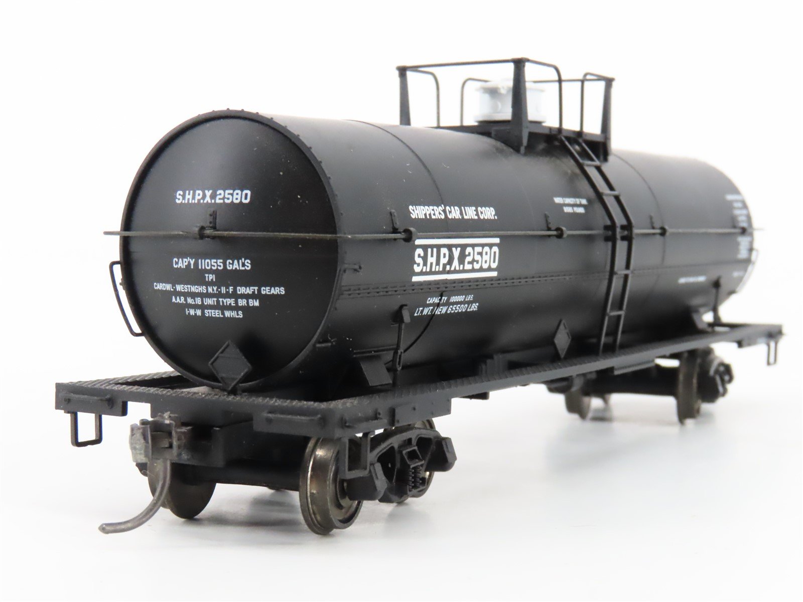 HO Scale Atlas 1065-1 SHPX Shippers 11,000 Gallon Single Dome Tank Car #2580