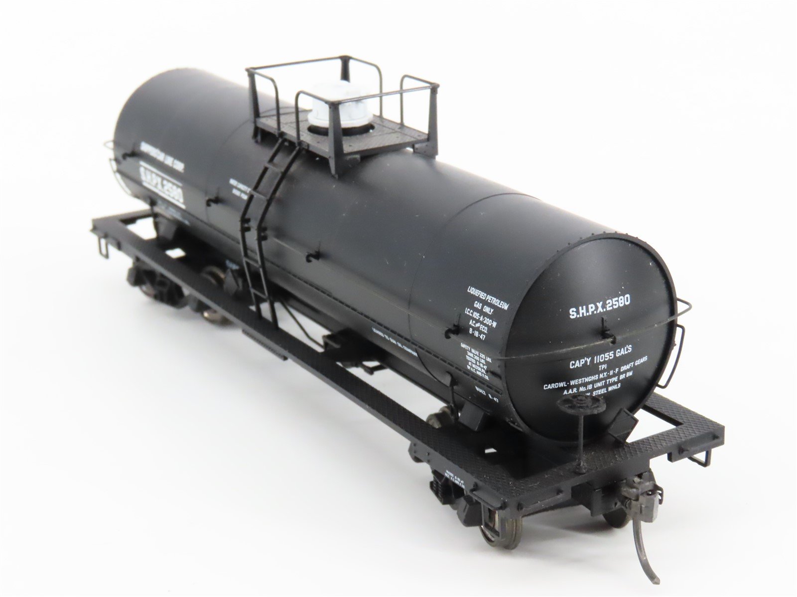 HO Scale Atlas 1065-1 SHPX Shippers 11,000 Gallon Single Dome Tank Car #2580