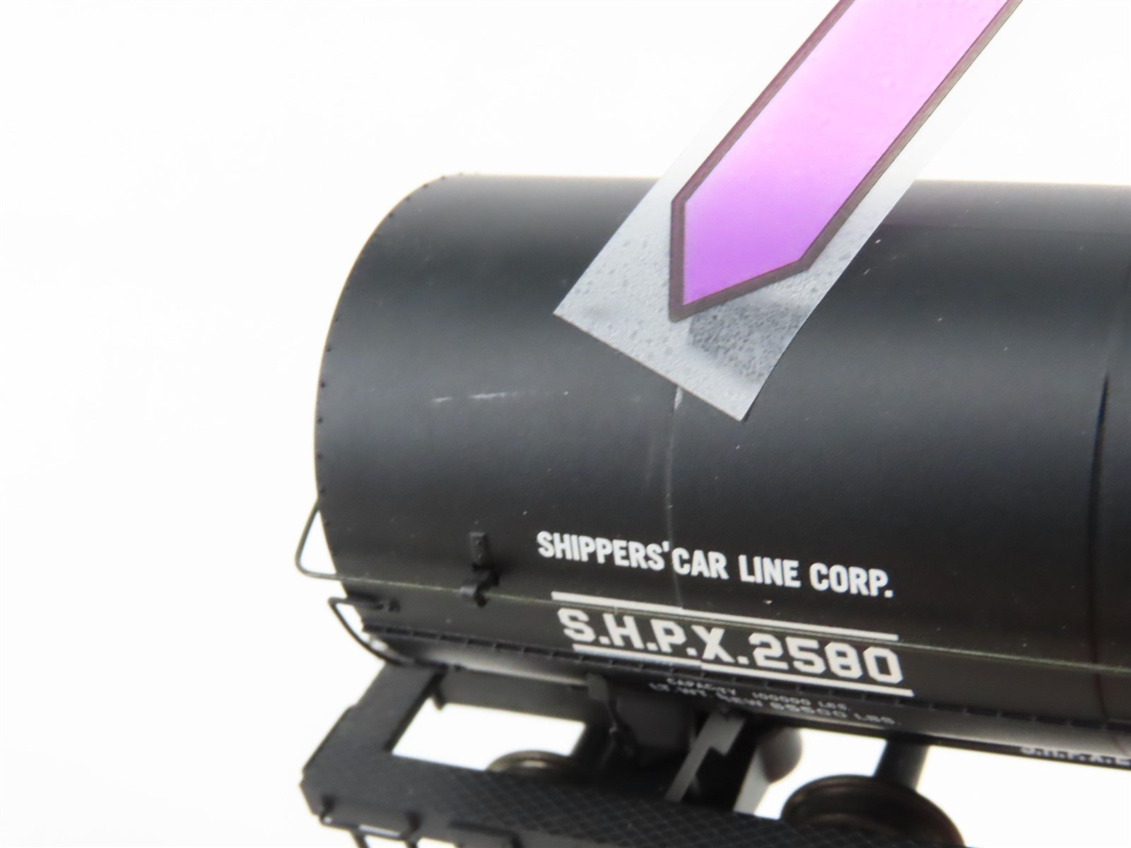 HO Scale Atlas 1065-1 SHPX Shippers 11,000 Gallon Single Dome Tank Car #2580