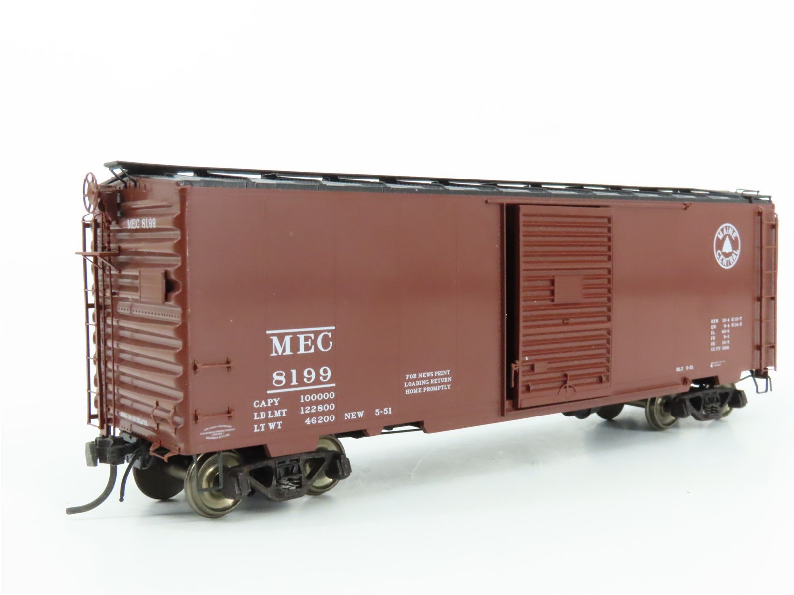HO Scale Kadee 4805 MEC Maine Central 40' Boxcar #8199