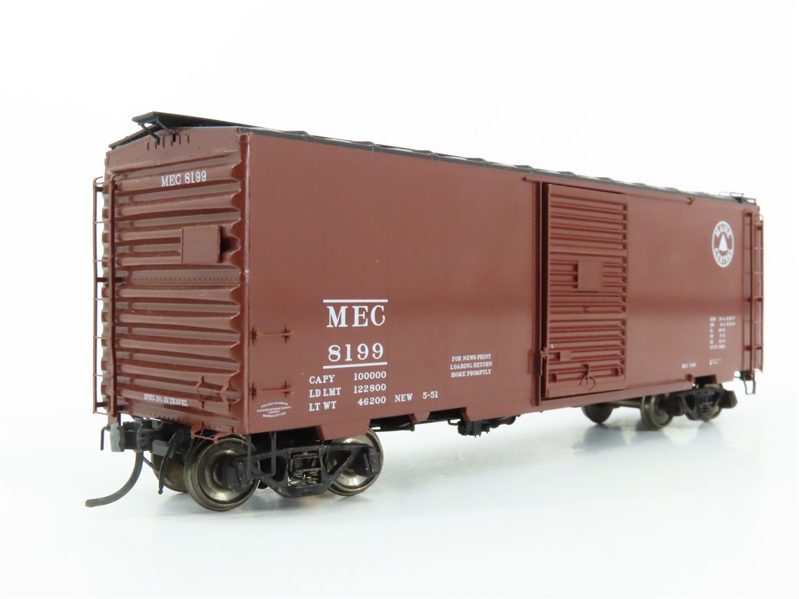 HO Scale Kadee 4805 MEC Maine Central 40' Boxcar #8199