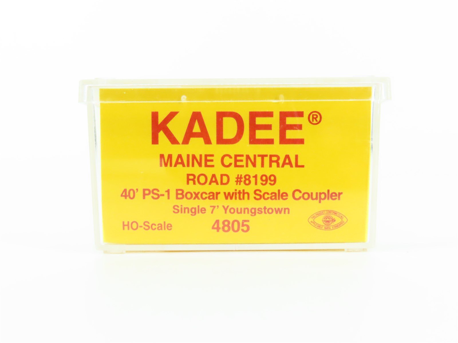 HO Scale Kadee 4805 MEC Maine Central 40' Boxcar #8199