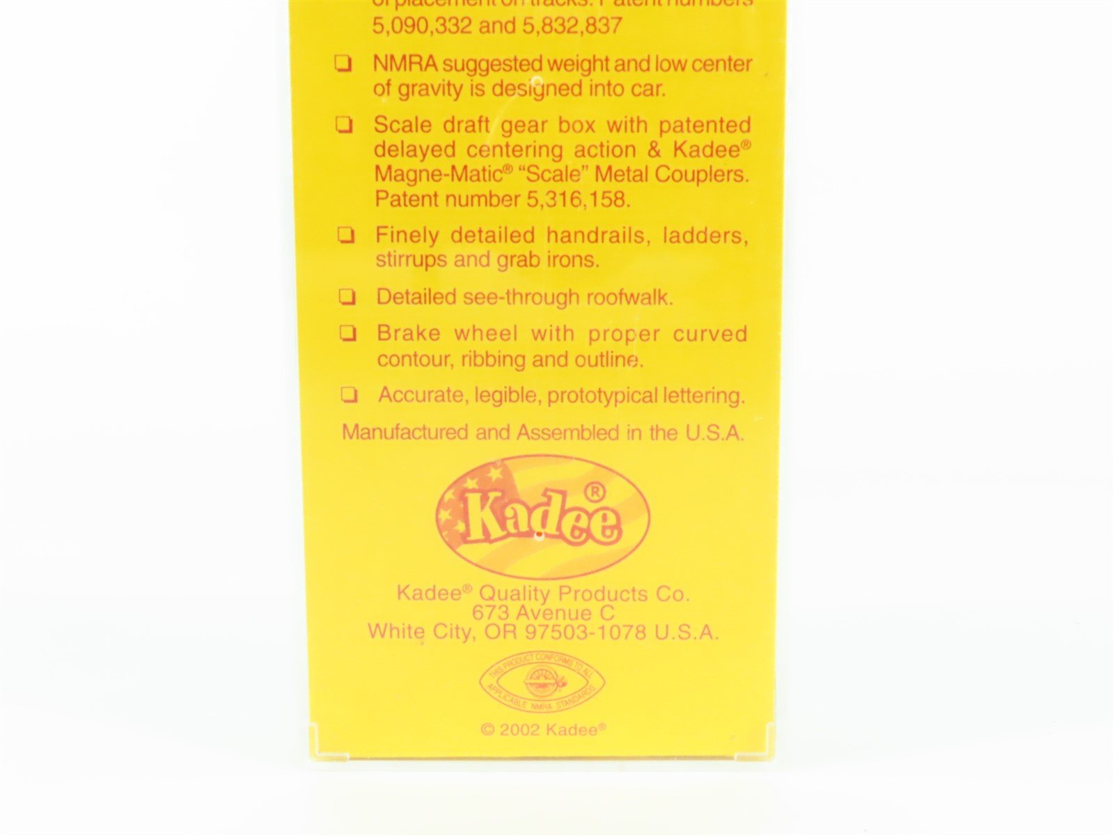 HO Scale Kadee 4805 MEC Maine Central 40' Boxcar #8199