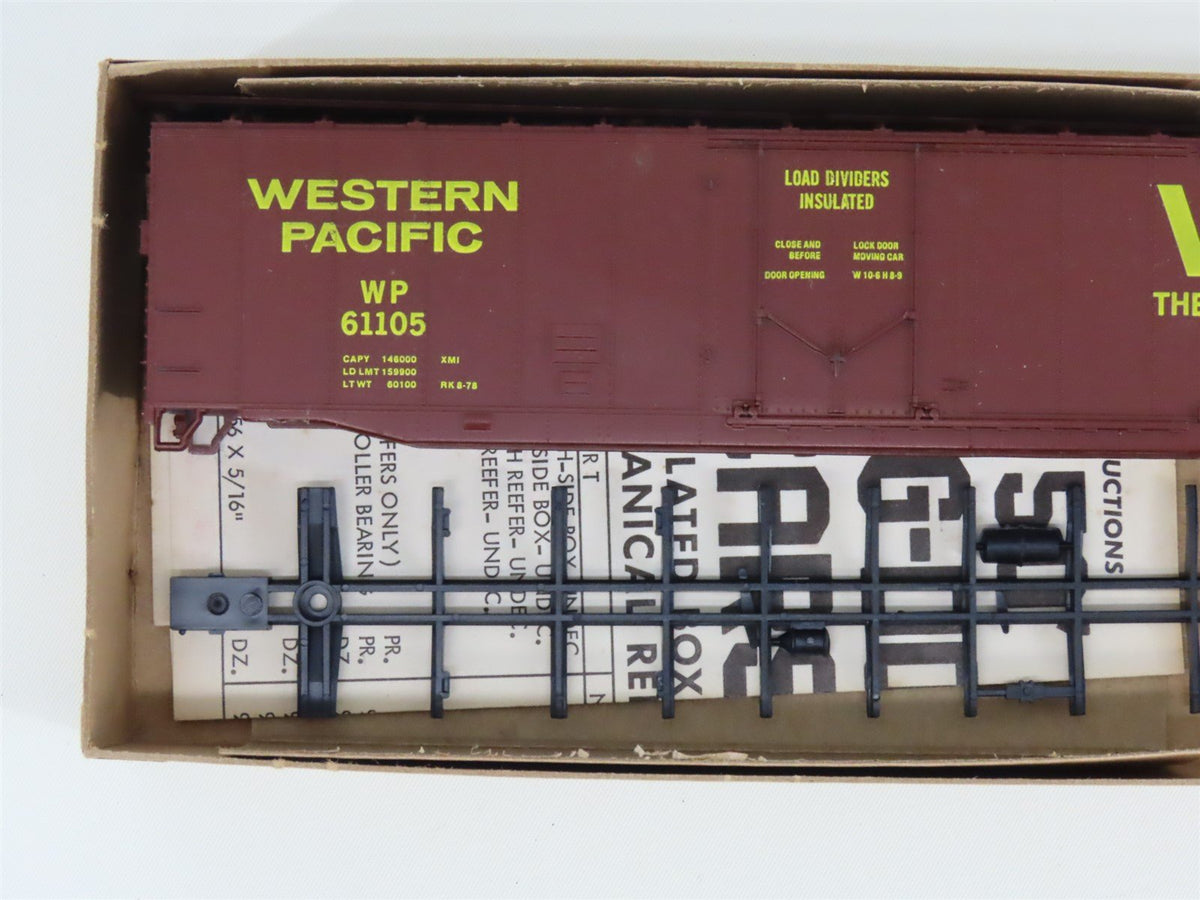HO Scale Athearn/Bev-Bel 447 WP Western Pacific 50&#39; Boxcar #61105 Kit