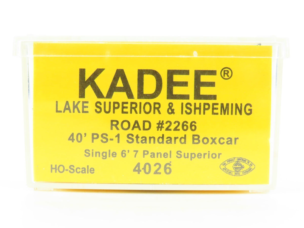 HO Scale Kadee 4026 LS&amp;I Lake Superior &amp; Ishpeming 40&#39; PS-1 Boxcar #2266