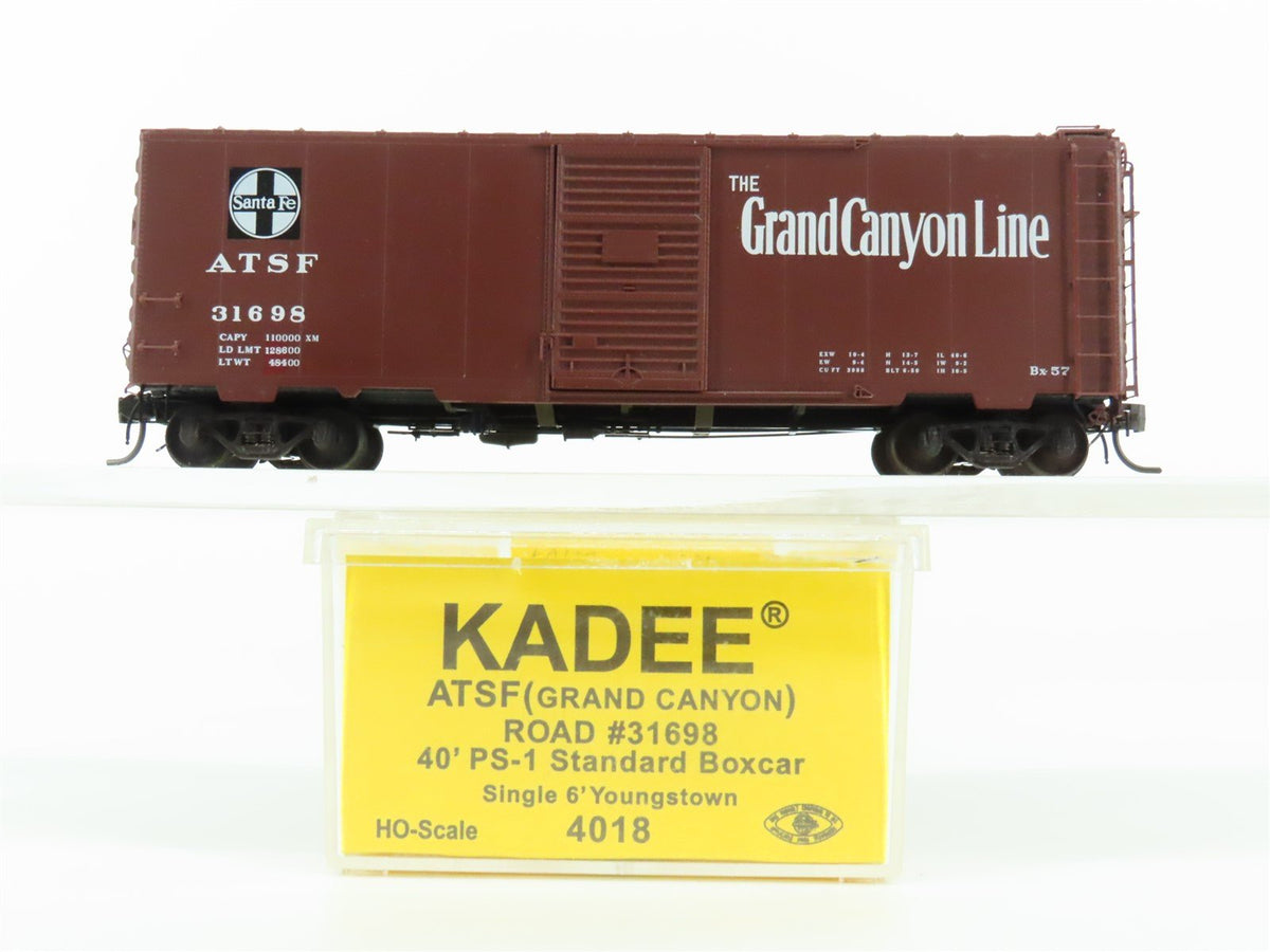 HO Scale Kadee 4018 ATSF Santa Fe Grand Canyon 40&#39; PS-1 Standard Boxcar #31698