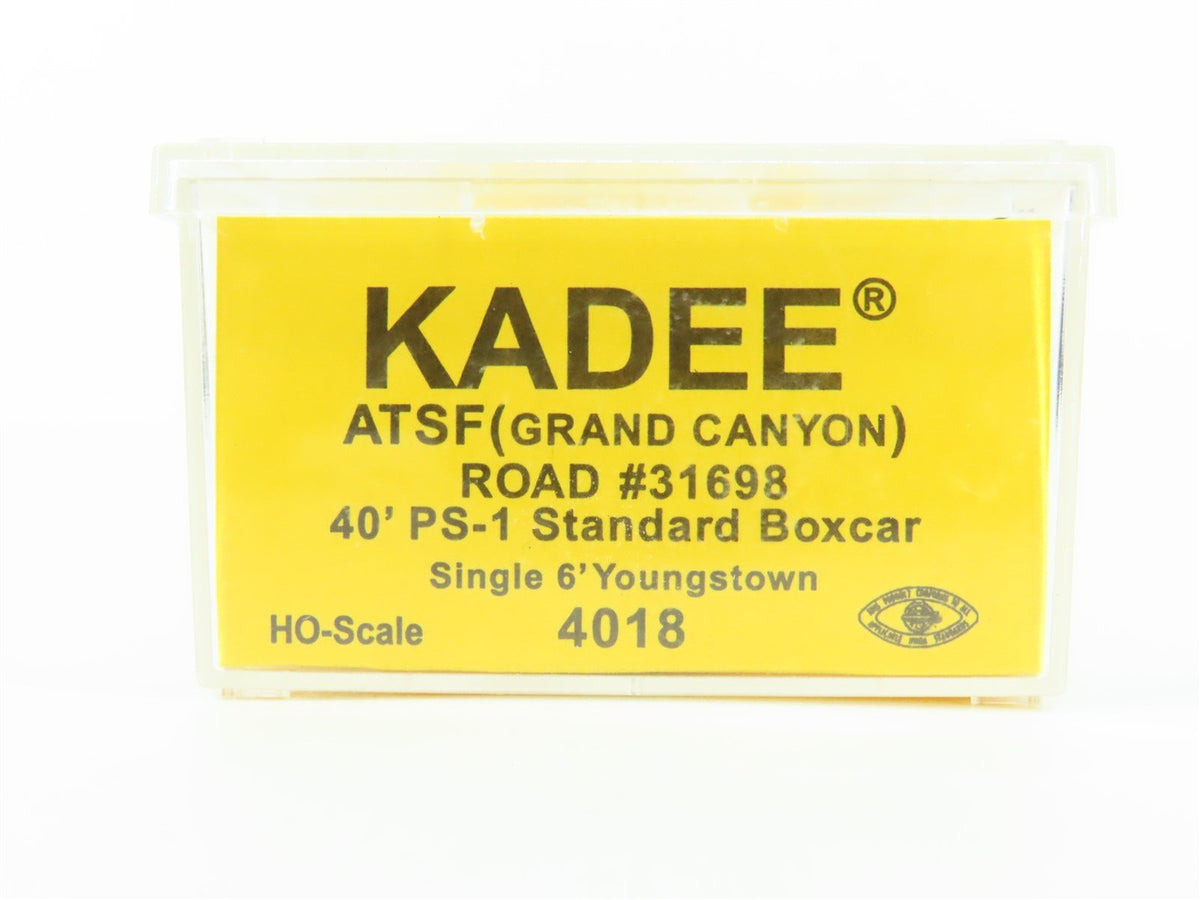 HO Scale Kadee 4018 ATSF Santa Fe Grand Canyon 40&#39; PS-1 Standard Boxcar #31698