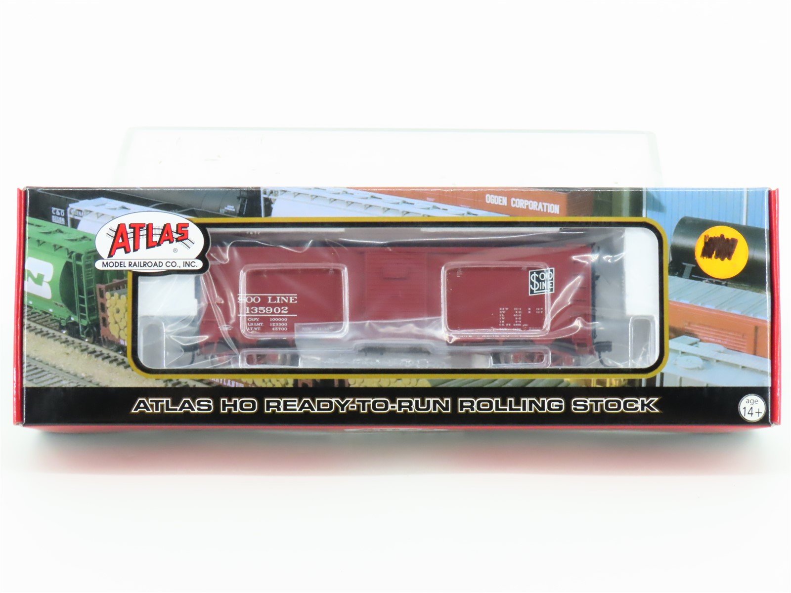 HO Scale Atlas 20000926 SOO Line Single Door Box Car #135902 - Sealed
